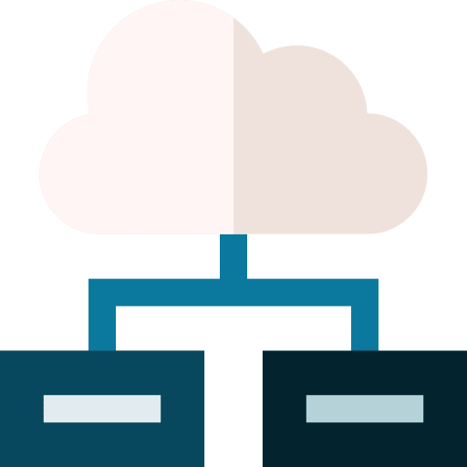 Cloud computing multimedia web communications icon Cloud computing multimedia web communications icon