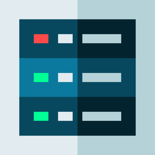 Server hosting multimedia technology icon Server hosting multimedia technology icon