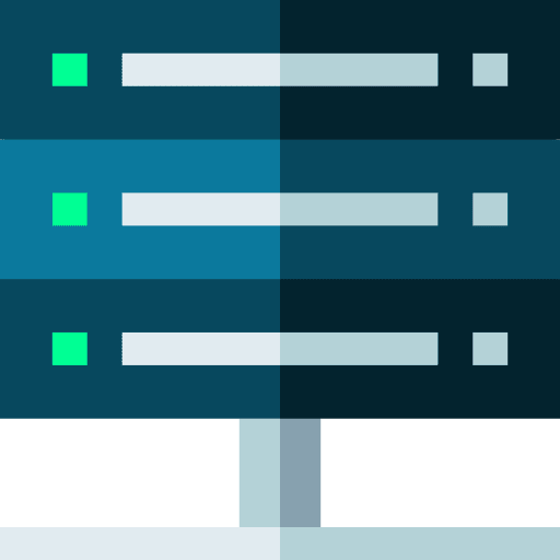 Server technology computer storage icon Server technology computer storage icon