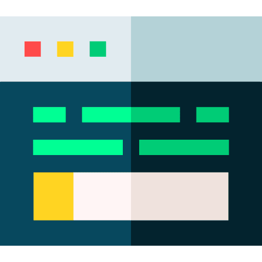 Code monitor web web page icon Code monitor web web page icon