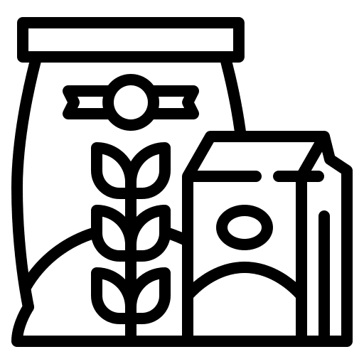 Flour bakery supermarket ingredient icon Flour bakery supermarket ingredient icon