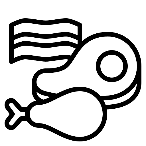 Meat barbecue chicken food and restaurant icon Meat barbecue chicken food and restaurant icon