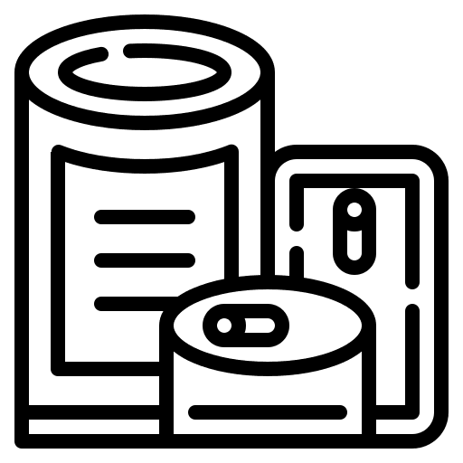 Canned food vegetable food and restaurant can icon Canned food vegetable food and restaurant can icon