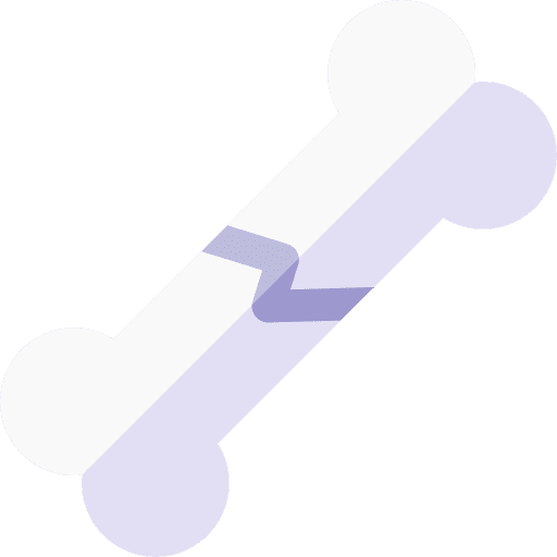 Broken bone broken healthcare and medical crack icon