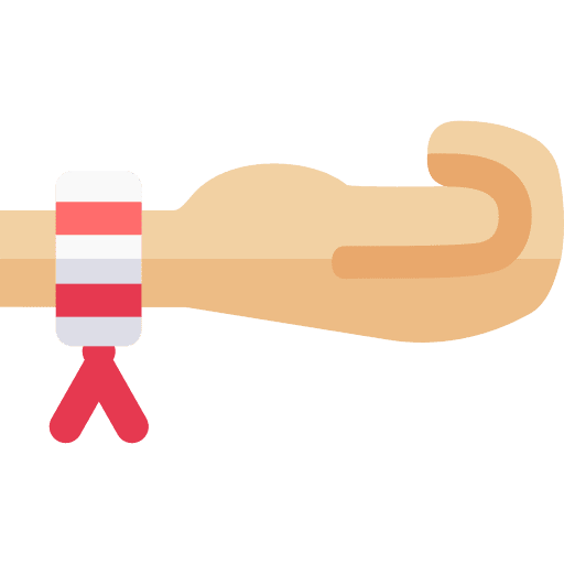 Blood test healthcare and medical blood test bracelet icon