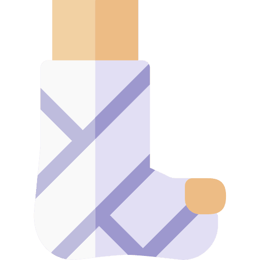Cast health healthcare and medical injury icon
