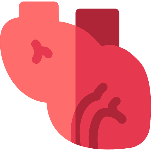 Heart healthcare and medical pain medical icon