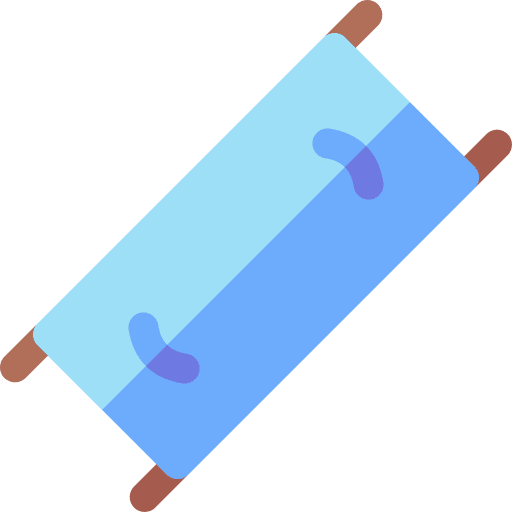 Litter litter hospital bed icon