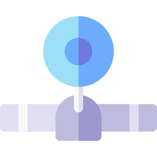Mirror surgery otolaryngologist physician icon