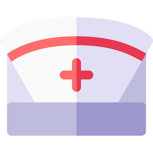 Nurse equipment hat nurse icon