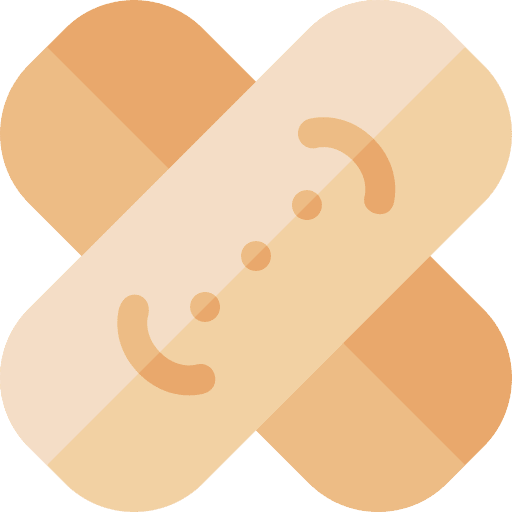 Plaster healing injury healthcare and medical icon