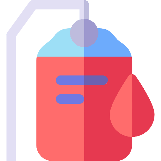 Blood bag blood drop iv bag infusion icon