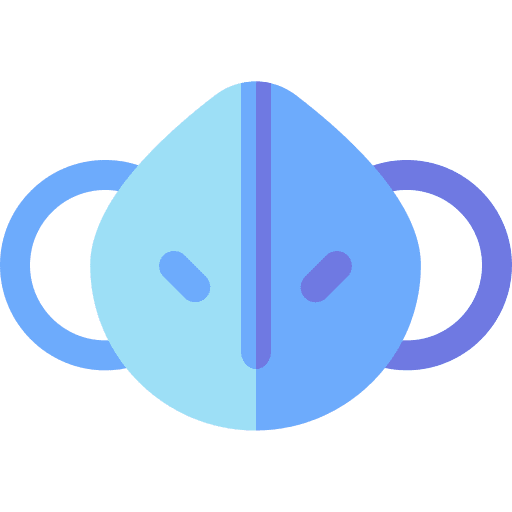 Face mask security healthcare and medical surgeon icon