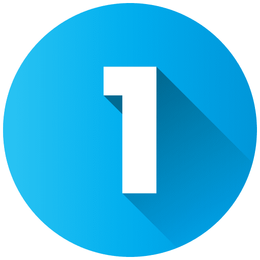 Number one mathematics symbol character number one icon