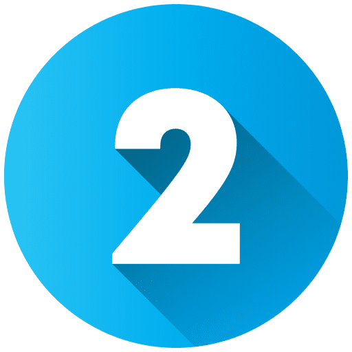 Number 2 ui education mathematics symbol icon