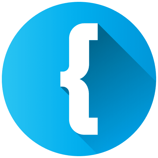 Open bracket math braces ui icon