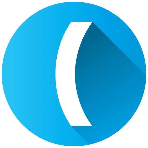 Open bracket ui math shapes and symbols icon