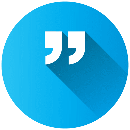 Right quotes ui double quotes shapes and symbols icon