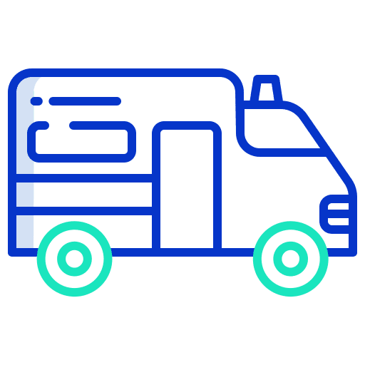 Ambulance emergency vehicle transport icon