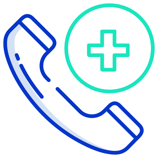 Call phone medical medicine icon