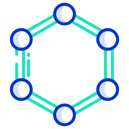 Molecule structure molecule healthcare and medical icon