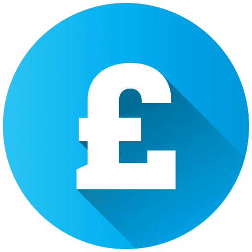 Pound symbol business business and finance euro sign icon