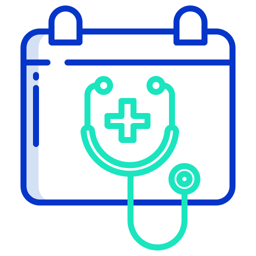 Date medical appointment time and date doctors icon Date medical appointment time and date doctors icon
