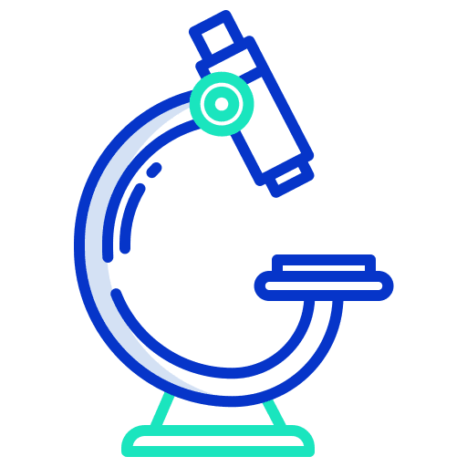 Microscope medical healthcare care icon Microscope medical healthcare care icon