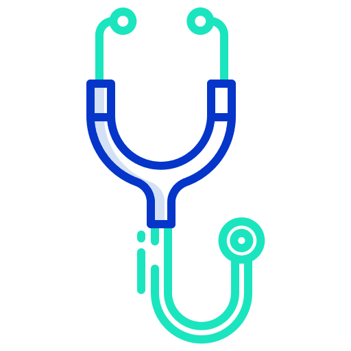 Stethoscope physician health phonendoscope icon Stethoscope physician health phonendoscope icon