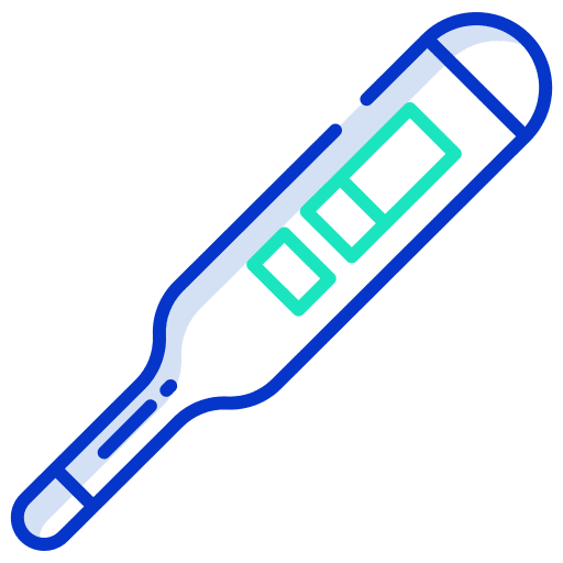 Thermometer care fever medical icon Thermometer care fever medical icon