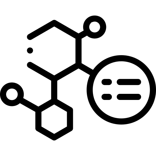 Skin education structure healthcare and medical icon