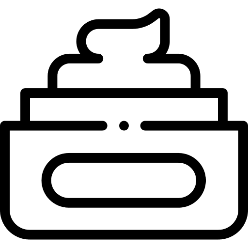 Cream skin care massage cosmetic icon