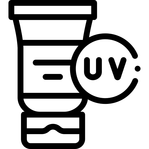 Uv protection sunscreen uv protection security icon