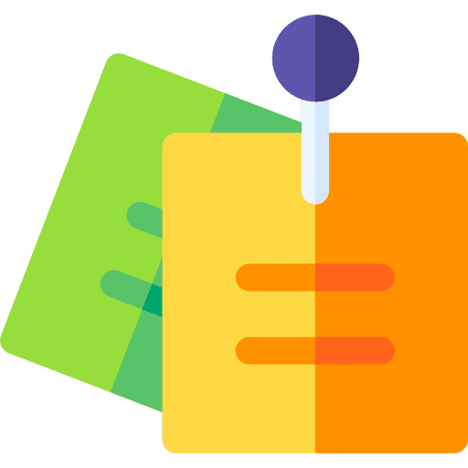 Sticky note stationery sticky note education icon
