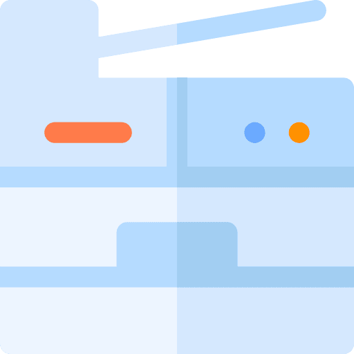 Copy machine office tool electronics copy machine icon