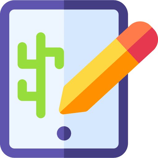 Graphic tablet electronics pen tablet electronic device icon