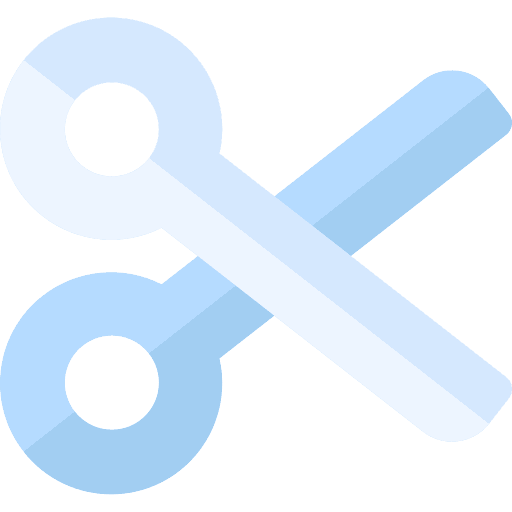 Scissors art and design handcraft office material icon