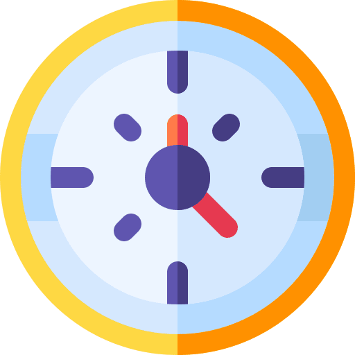 Watch time and date tool watch icon