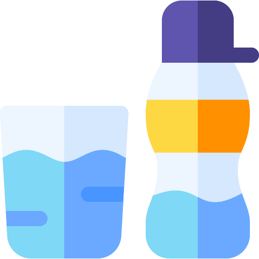 Water hydratation food and restaurant healthy icon