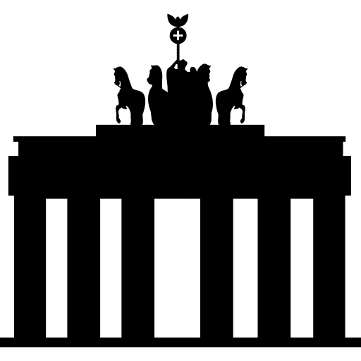 Brandenburg gate germany arch gate icon