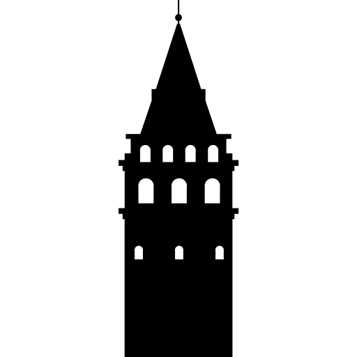 Galata tower tower turkey monuments icon