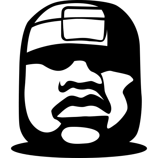 Head mexico head monuments icon