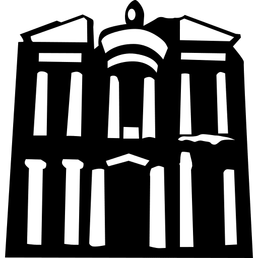 Gate gate petra monuments icon