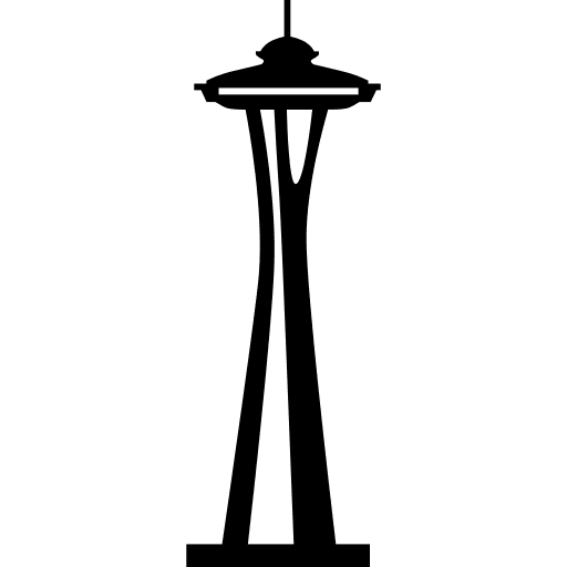 Space needle space needle washington seattle icon