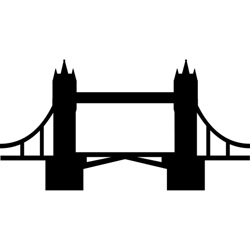 Tower bridge united kingdom river bridge icon