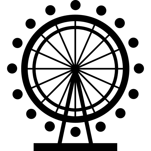 London wheel monuments ferris icon