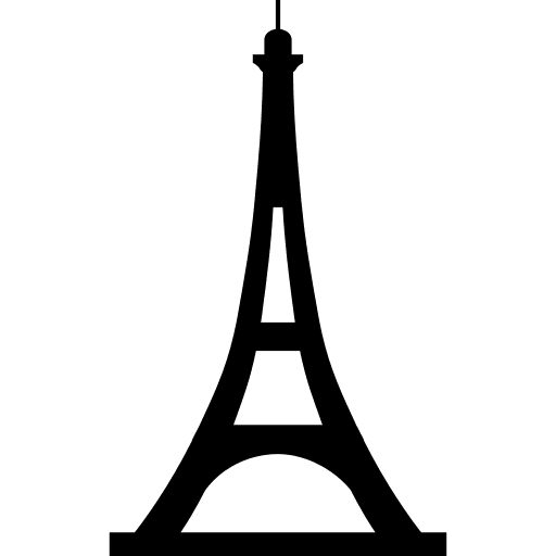 Paris paris eiffel monuments icon
