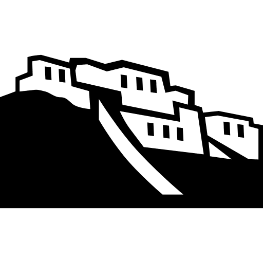 Potala palace dalai lama monuments tibet icon