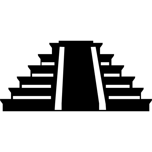 Teotihuacan steps teotihuacan pre-columbian icon