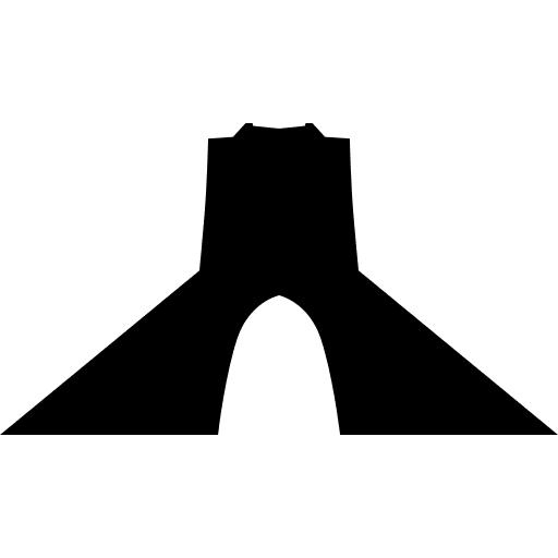 Tower iran liberty tower icon